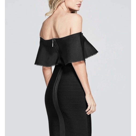 Marciano Black Bandage Dress - Picture 2 of 6